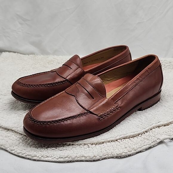 COLE HAAN STYLE: PINCH GRAND PENNY LOAFERS PAPAYA LEATHER MENS 11.0 VGUC ELEGANT main image 16